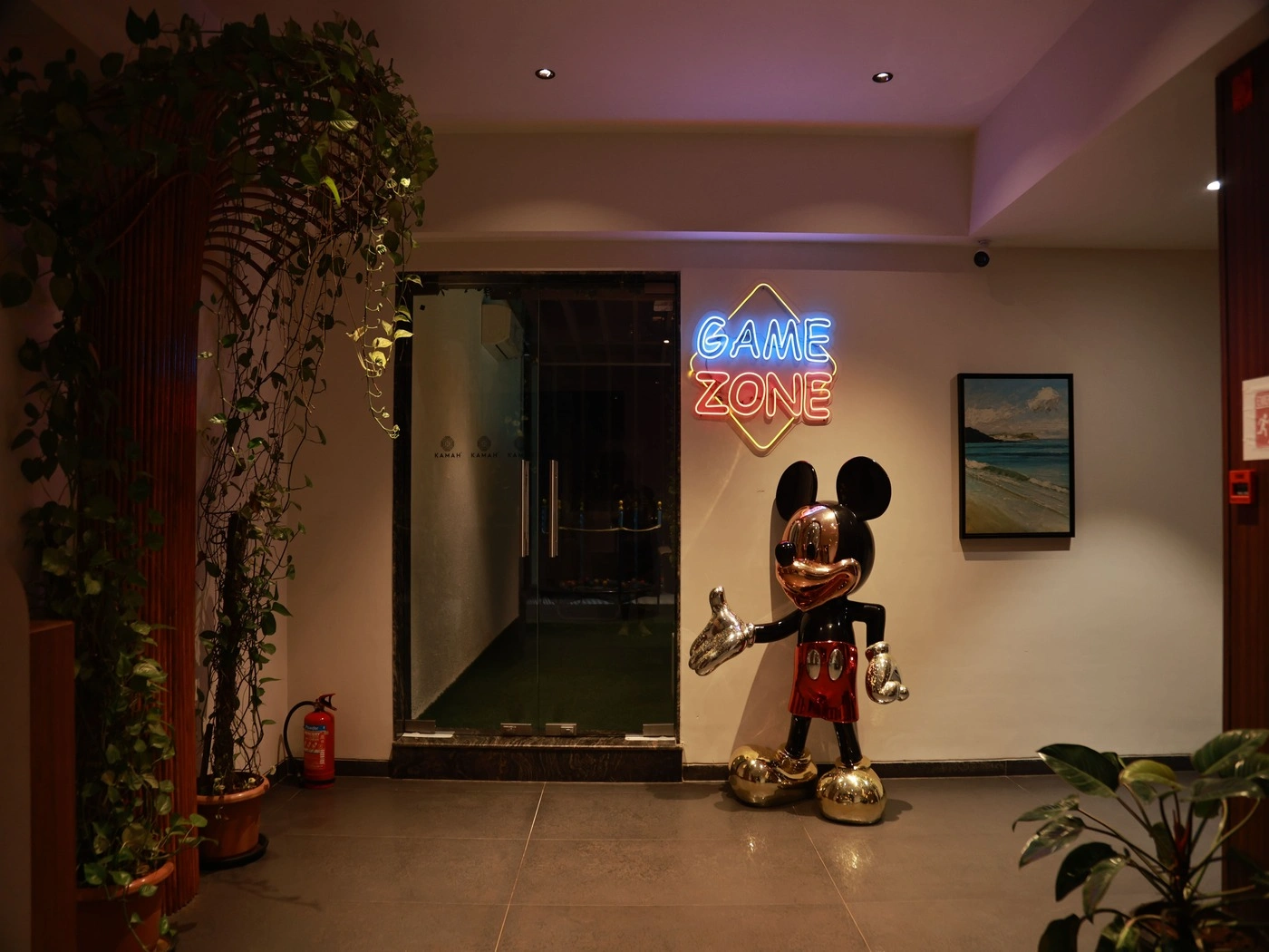 Indoor games and relaxed social space