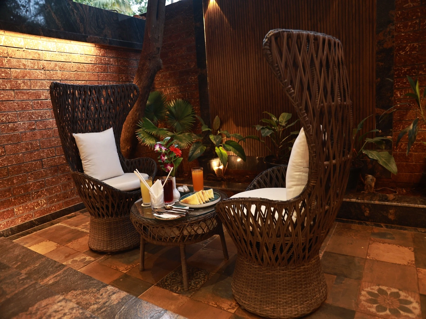 Spacious suite interior